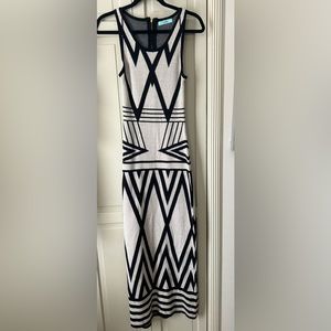 Karlie long sweater material dress